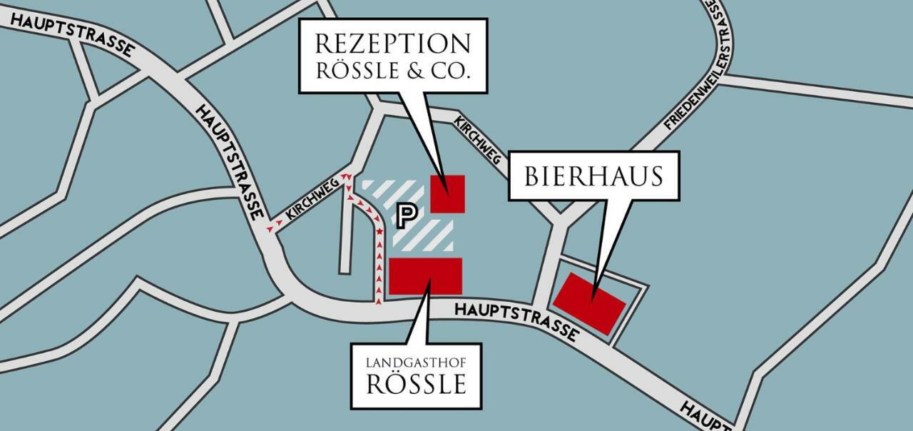 Landgasthöfe Rössle&Co Rötenbach Exterior foto